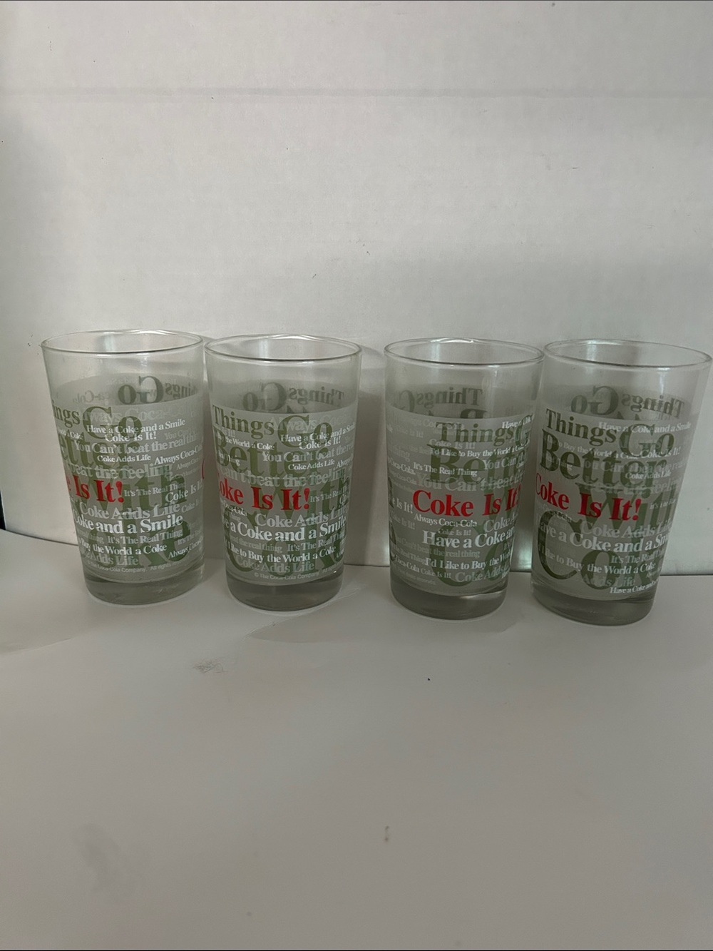 Drinking Glasses set of 4